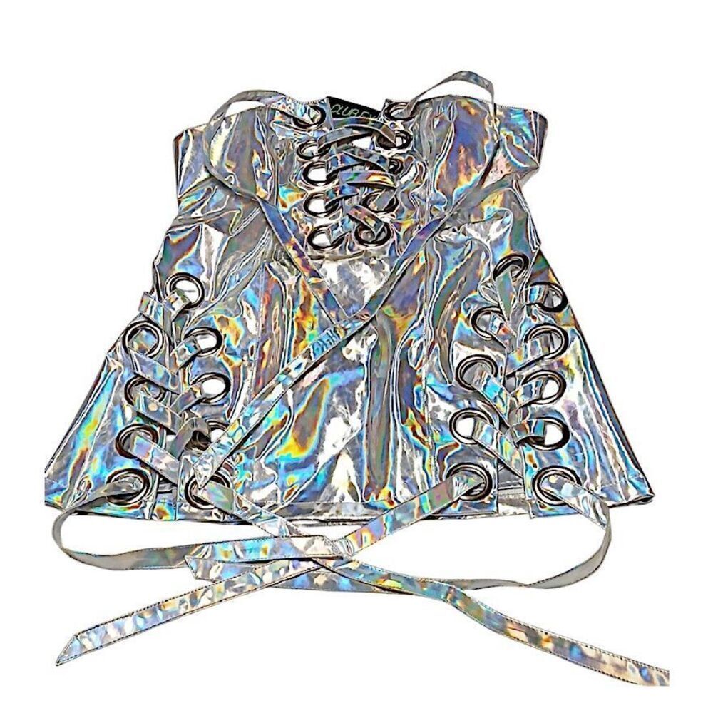 Dolls Kill Club Exx Luminous Leviathin Mini Dress/Costume Nwt Medium Halloween